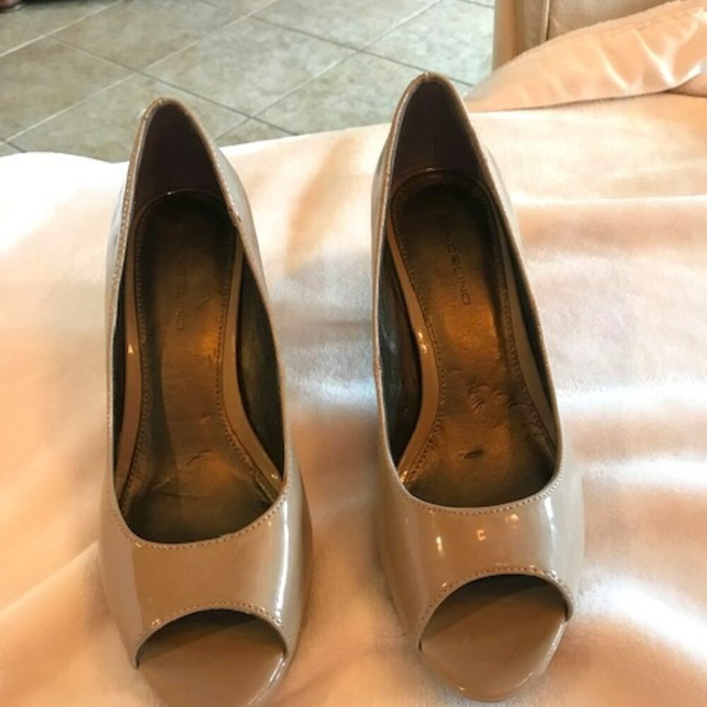 Bandolino Rainaa Peep Toe Platform Stiletto Dress Pumps - size 7
